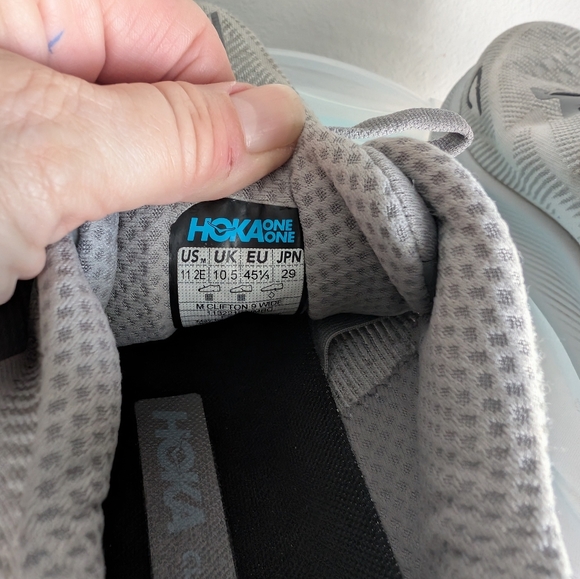 HOKA Men's Gray Running Shoes - Picture 3 of 3